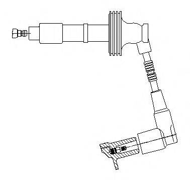 BREMI 6A77E24 Провід запалювання