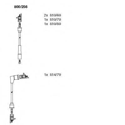 BREMI 800256 Комплект дротів запалювання