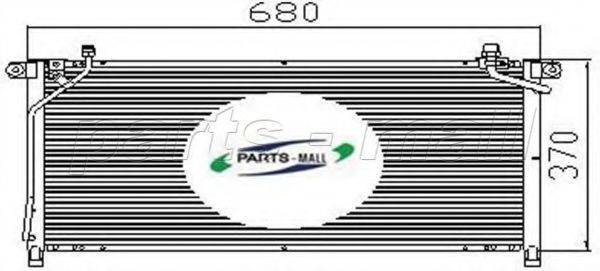 PARTS-MALL PXNC2010 Конденсатор, кондиціонер