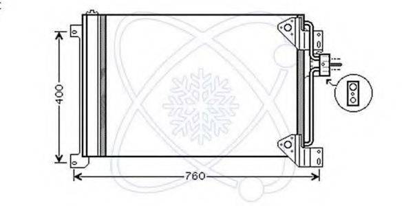 ELECTRO AUTO 30F0092 Конденсатор, кондиціонер