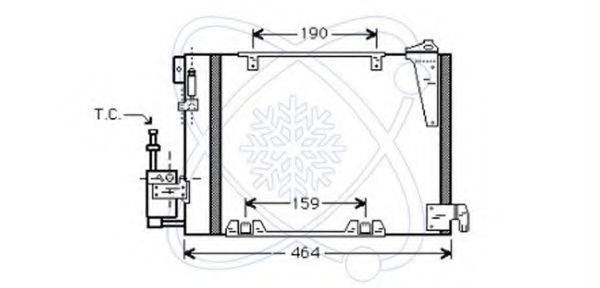 ELECTRO AUTO 30O0042 Конденсатор, кондиціонер