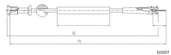 CABOR S21037 Трос спідометра
