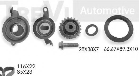 TREVI AUTOMOTIVE KD1124S Комплект ременя ГРМ