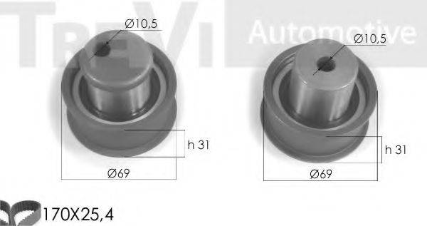 TREVI AUTOMOTIVE KD1186 Комплект ременя ГРМ