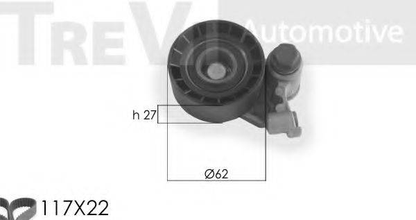 TREVI AUTOMOTIVE KD1318 Комплект ременя ГРМ