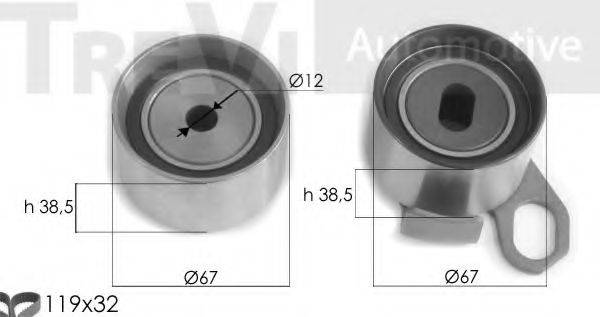 TREVI AUTOMOTIVE KD1343 Комплект ременя ГРМ