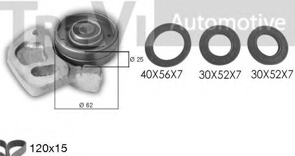 TREVI AUTOMOTIVE KD1441S Комплект ременя ГРМ
