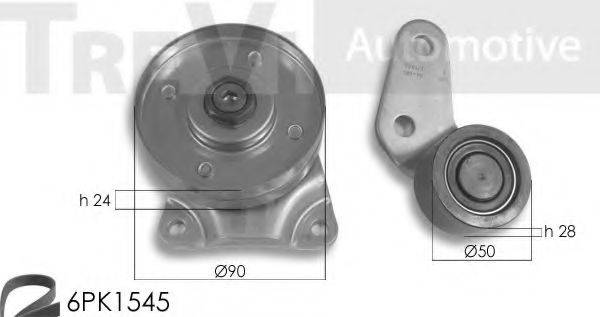 TREVI AUTOMOTIVE KA1001 Полікліновий ремінний комплект