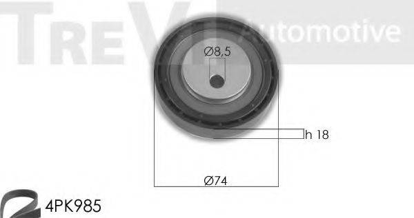 TREVI AUTOMOTIVE KA1054 Полікліновий ремінний комплект