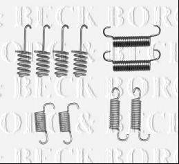 BORG & BECK BBK6178 Комплектуючі, колодки дискового гальма