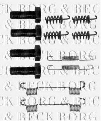 BORG & BECK BBK6235 Комплектуючі, колодки дискового гальма