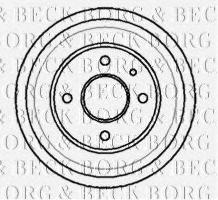 BORG & BECK BBR7013 Гальмівний барабан