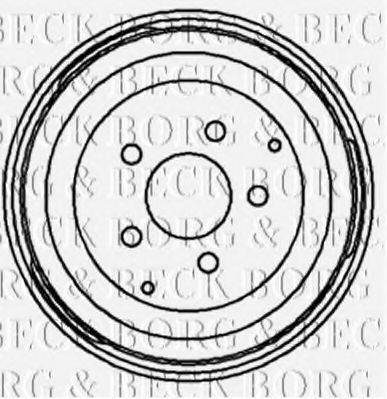 BORG & BECK BBR7047 Гальмівний барабан