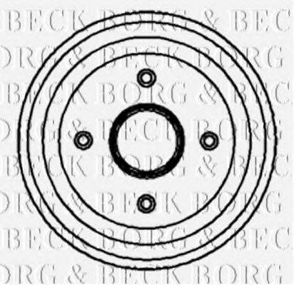 BORG & BECK BBR7068 Гальмівний барабан