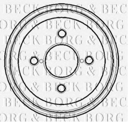 BORG & BECK BBR7095 Гальмівний барабан