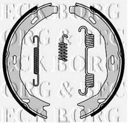 BORG & BECK BBS6408 Комплект гальмівних колодок