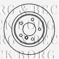 BORG & BECK BBD4184 гальмівний диск