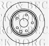 BORG & BECK BBD4189 гальмівний диск