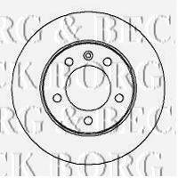 BORG & BECK BBD4296 гальмівний диск