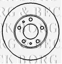 BORG & BECK BBD4414 гальмівний диск