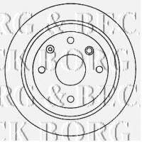 BORG & BECK BBD4582 гальмівний диск