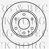 BORG & BECK BBD4710 гальмівний диск
