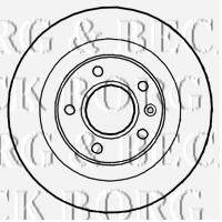 BORG & BECK BBD4799 гальмівний диск