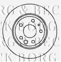 BORG & BECK BBD4900 гальмівний диск