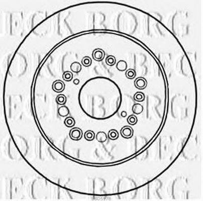 BORG & BECK BBD5178 гальмівний диск