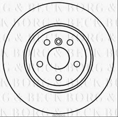 BORG & BECK BBD6042S гальмівний диск