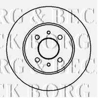 BORG & BECK BBD4597 гальмівний диск