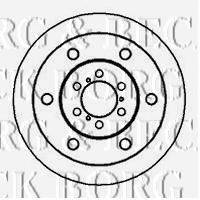 BORG & BECK BBD5920S гальмівний диск