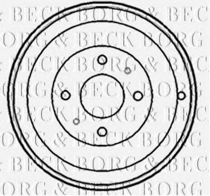 BORG & BECK BBR7148 Гальмівний барабан