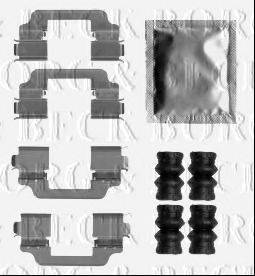 BORG & BECK BBK1471 Комплектуючі, колодки дискового гальма
