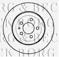 BORG & BECK BBD4092 гальмівний диск