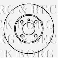 BORG & BECK BBD4288 гальмівний диск