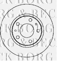 BORG & BECK BBD4412 гальмівний диск