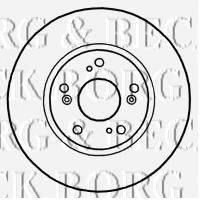 BORG & BECK BBD4660 гальмівний диск
