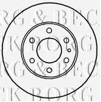 BORG & BECK BBD4709 гальмівний диск