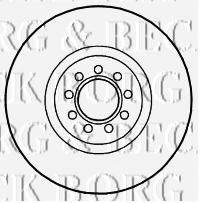 BORG & BECK BBD4711 гальмівний диск