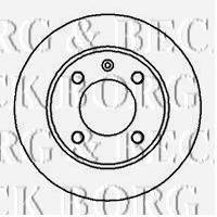BORG & BECK BBD4738 гальмівний диск