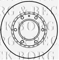 BORG & BECK BBD4793 гальмівний диск
