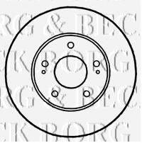 BORG & BECK BBD4808 гальмівний диск