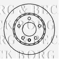 BORG & BECK BBD4888 гальмівний диск