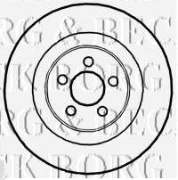 BORG & BECK BBD5828S гальмівний диск