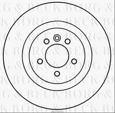 BORG & BECK BBD5999S гальмівний диск