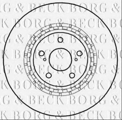 BORG & BECK BBD6000S гальмівний диск