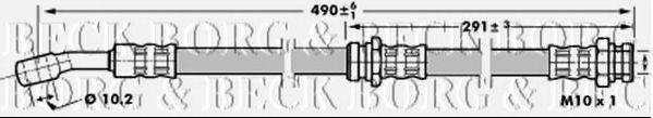 BORG & BECK BBH7011 Гальмівний шланг