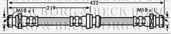 BORG & BECK BBH7104 Гальмівний шланг