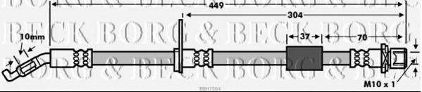 BORG & BECK BBH7564 Гальмівний шланг